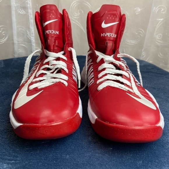 Nike 2012 Hyperdunk Red/White Basketball Shoes, Eur39 - Picture 7 of 13